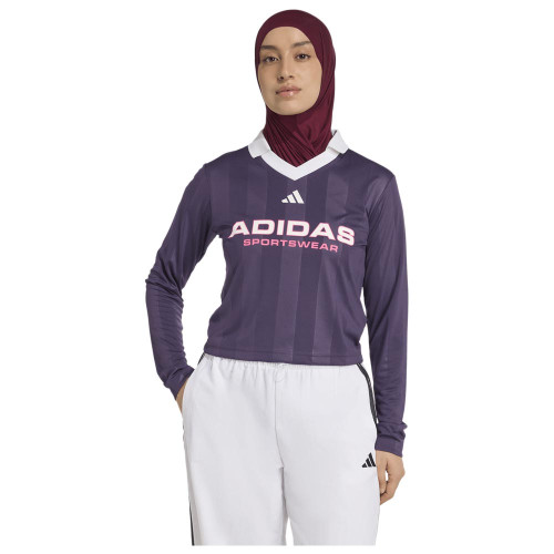 Adidas Γυναικεία μακρυμάνικη μπλούζα House of Tiro Long Sleeve Polo Tee